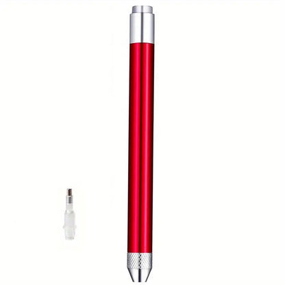 Klassisk designet pen med lys i tippen - perfekt til aftenbrug