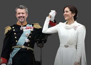 Kongen og dronningen på kroningsdagen