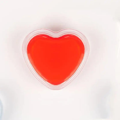 Hjerteformet opbevaringsboks med voks