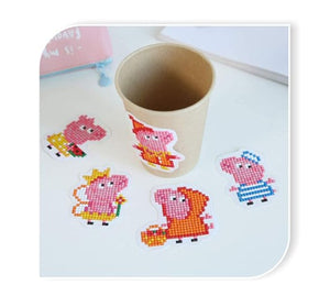 Klistermærker med Gurli Gris - 5 stk