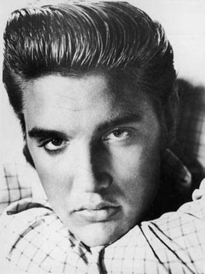 Diamond paint med Elvis. Sort/hvid portræt.