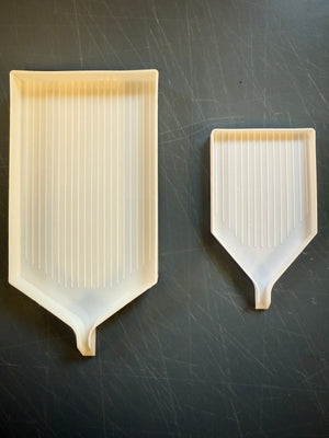 Hvid bakke med tud til diamond art