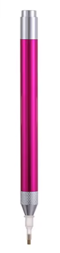 Pink lyspen til diamond painting. LED-lys. Bruger batterier.