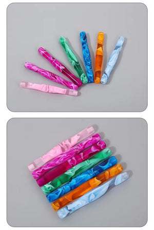Penne med marmoreffekt i flotte farver