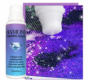 Diamond painting lim-lak med skumtud for nem påføring